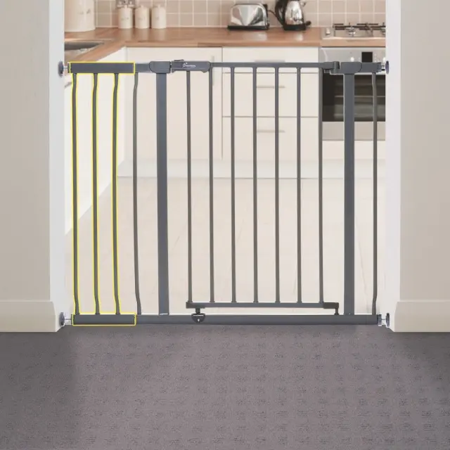 Προέκταση Για Πόρτα Ασφαλείας DreamBaby Ava Charcoal BR75301 18cm 2