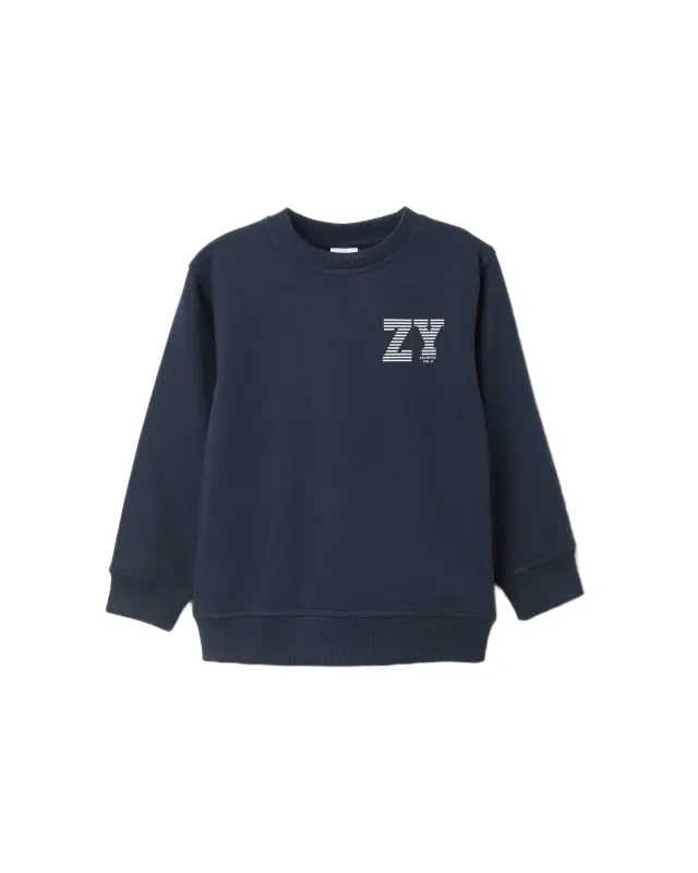 Zippy παιδική φούτερ μπλούζα για αγόρι ZKBAP0202_26074-1