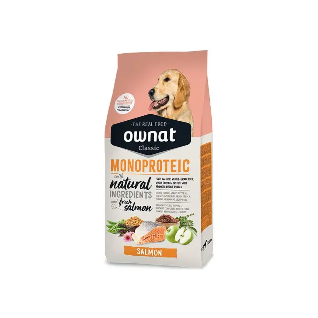 Ownat Classic Monoproteic Adult Μονοπρωτεϊνική Ξηρά Τροφή Σκύλου με Σολομό 12kg
