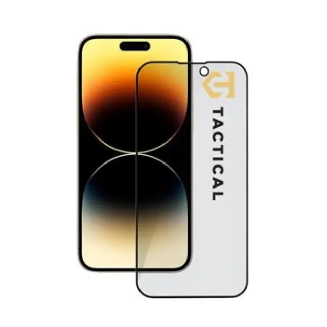 Tactical Glass Shield Privacy Stealth 5D for Apple iPhone 14 Pro Black
