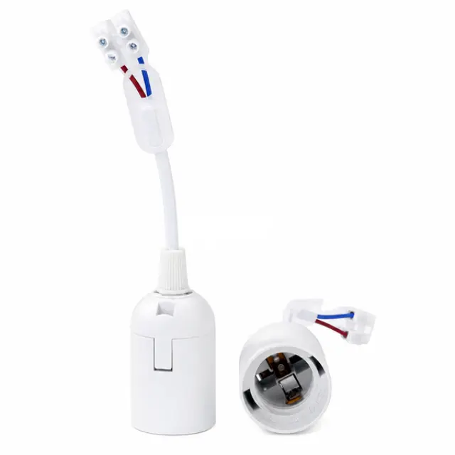 Fast Connection Lamp Holder E14 White (3-Pack Blister)