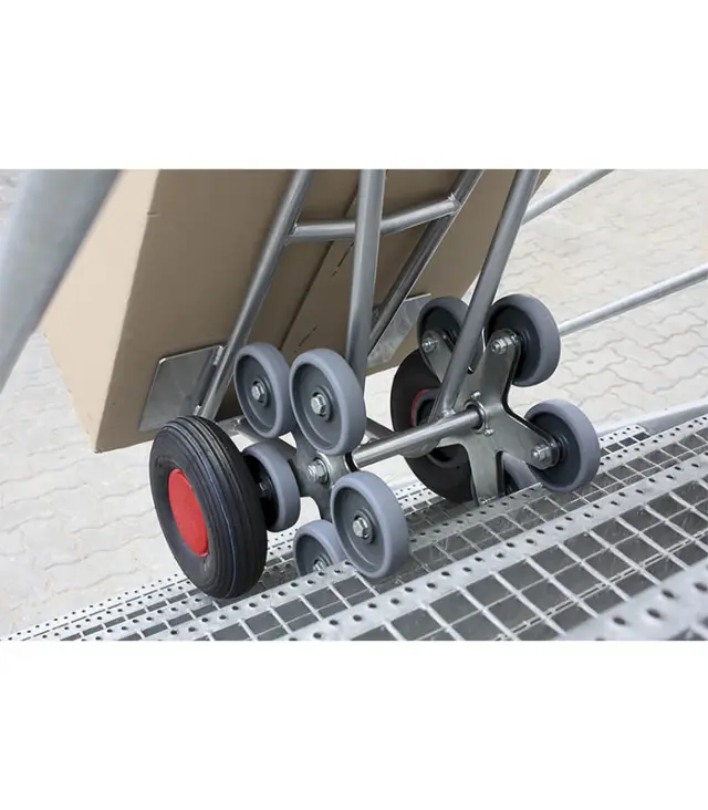 Variofit ap-1302 Καρότσι Αλουμίνιου για Σκάλες για Φορτίο Βάρους ως 200kg 2