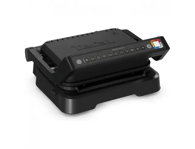 Τοστιέρα - Γκριλιέρα 2 σε 1 Tefal OptiGrill GC772810 με 9 προγράμματα, ισχύ 2100W και επιφάνεια ψησίματος 30x20cm - Black GC772810 2