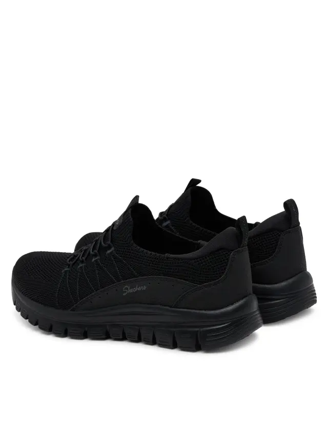 Graceful - Picture Perfect 100702/BBK Skechers Γυναικεία Slip-On Μαύρα Αθλητικά - 37.5 3