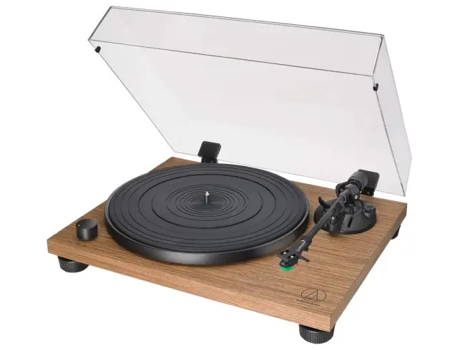 Πικάπ Audio Technica AT-LPW40WN με belt drive, προενισχυτή, ταχύτητες 33-1/3, 45 RPM και σύνδεση RCA - Walnut 2