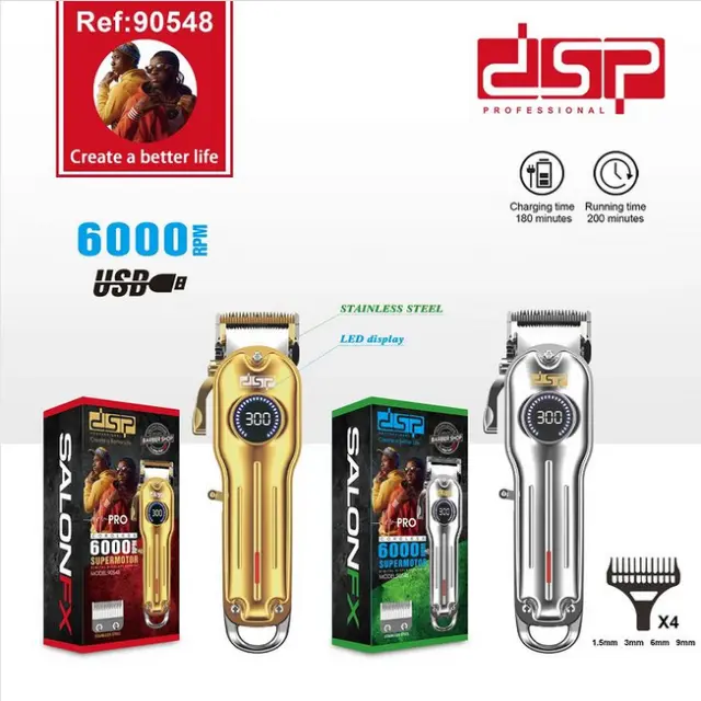 Κουρευτική μηχανή - 90548 - Silver - DSP - 614344 3