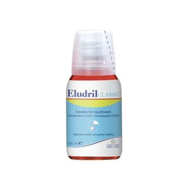 ELGYDIUM Eludril Classic Στοματικό Διάλυμα για την Προστασία & τη Διατήρηση της Υγείας των Ούλων, 200ml 2