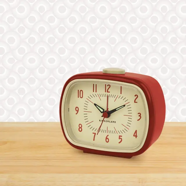 Retro Alarm Clock AND Red (AC08-R-EU) - Gadgets