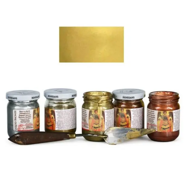 Φύλλο χρυσού Yγρό Renesans Liquid metal 100ml - Brass