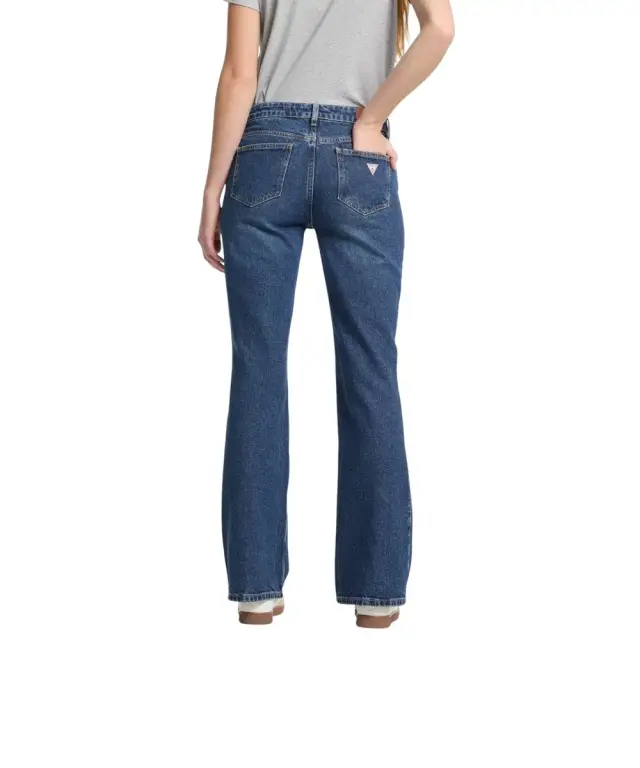 Guess - Γυναικείο Παντελόνι Τζιν Bootcut Jeans G09 Vintage Wash Flare W5RA1SD5M44-GJWM Μπλε - W32 L32 3