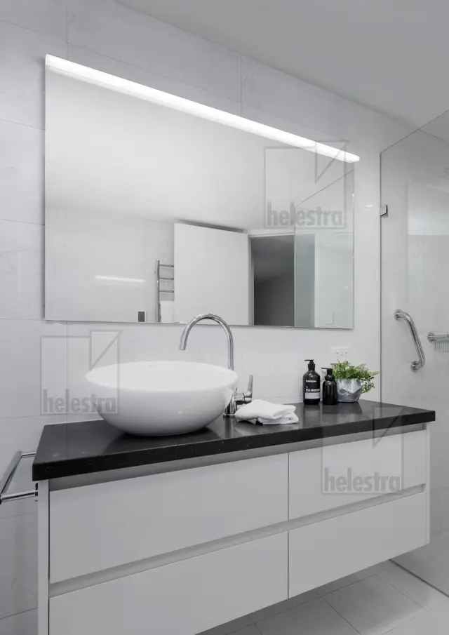 ONTA Επιτοίχιο Φωτιστικό LED Χρωμίου IP44 1200mm Χρώμιο 2