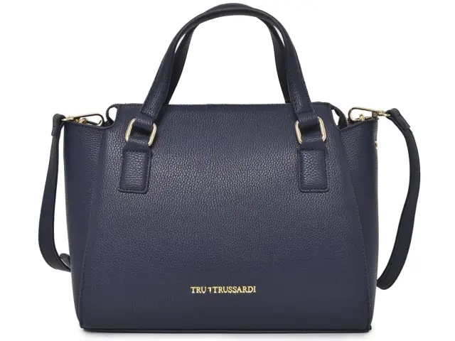 Tru Trussardi - Γυναικεια Τσαντα χειρος 76BTB02 - μπλε