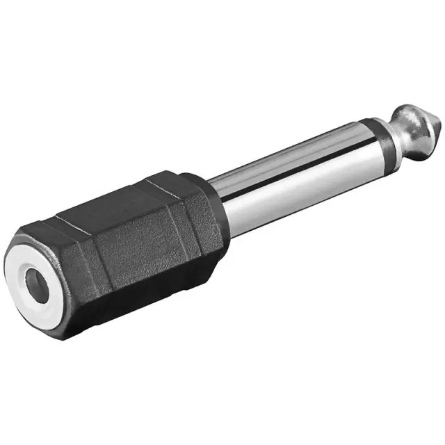 Μετατροπέας Mono 6.35mm / Mono 3.5mm Θηλ. 02.008.0017