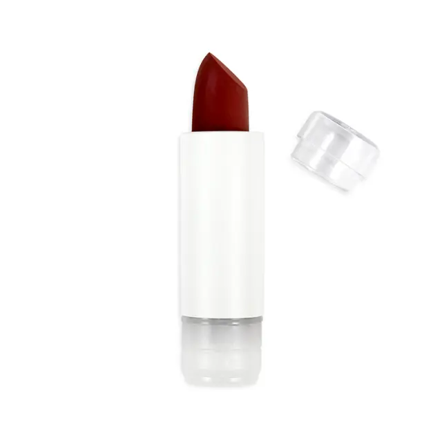 Zao Organic Cocoon Lipstick – Βιολογικό Ενυδατικό Κραγιόν με Ρόδι & Βούτυρο Καριτέ (Ανταλλακτικό) - 413 Bordeaux