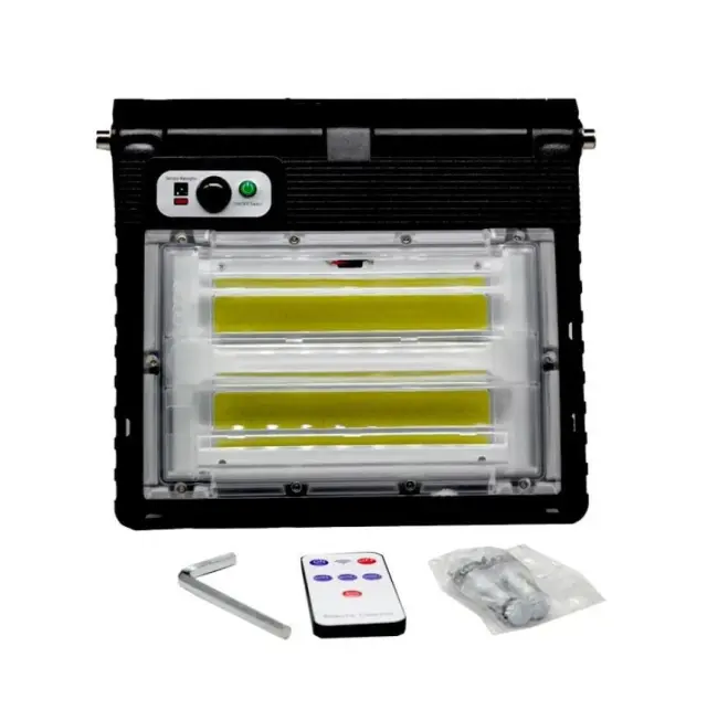 Ηλιακός προβολέας με τηλεχειριστήριο Solar W784-2 – Solar panel wall lamp 2
