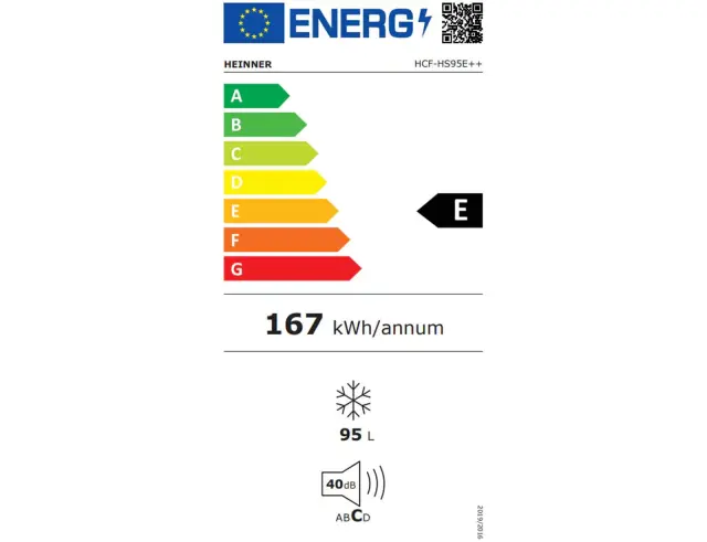 Καταψύκτης Μπαούλο Heinner HCF-HS95E++ με χωρητικότητα 95L και ενεργειακή κλάση E HCF-HS95E++ 3