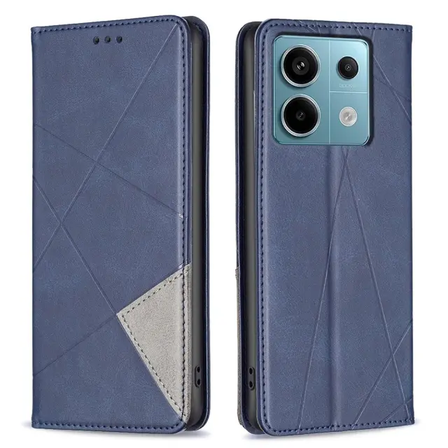 Θήκη Βιβλίο για Redmi Note 13 Pro 4G/Poco M6 Pro 4G-Blue OEM