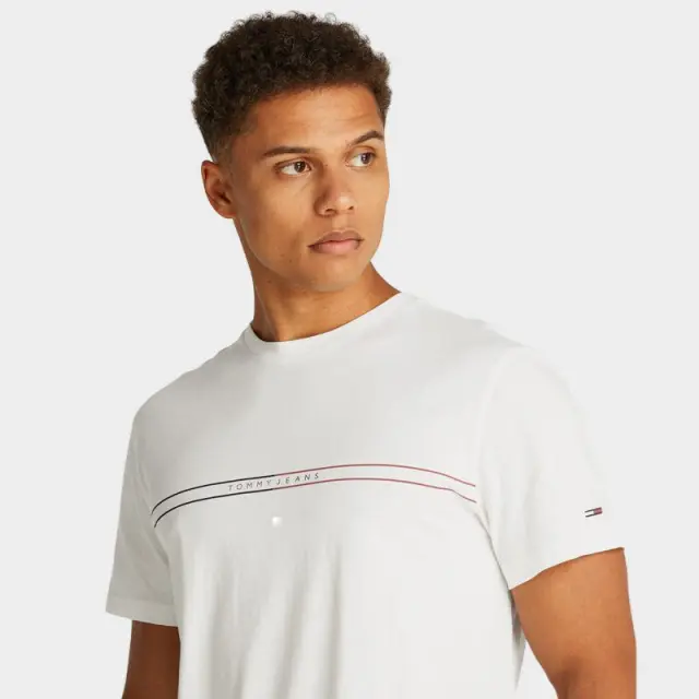 T-Shirt Tommy Hilfiger DM0DM20779_YBL Λευκό - 2XL 2