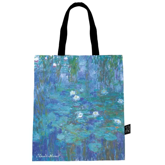 Enesco Πάνινη Tσάντα / Cotton Shopping Bag: Water Lilies