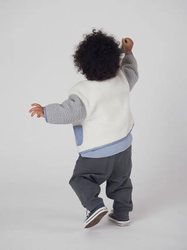 Βρεφικό Παντελόνι για Αγόρια Grey Denim ΓΚΡΙ 3