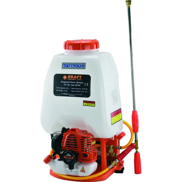 Βενζινοκίνητος Ψεκαστήρας Πλάτης 25Lt KRAFT 691046