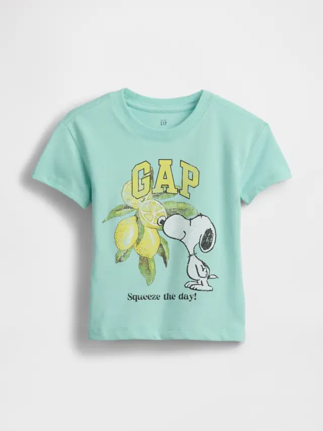 Βρεφική & Νηπιακή Peanuts Graphic Μπλούζα Surf spray green