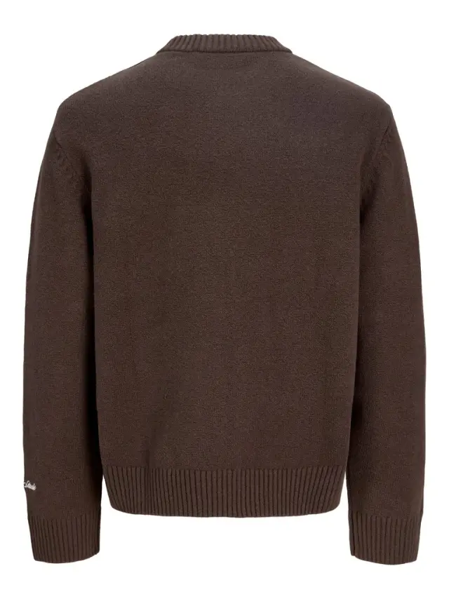JORNORREBRO KNIT CREW NECK SN - Mulch 2