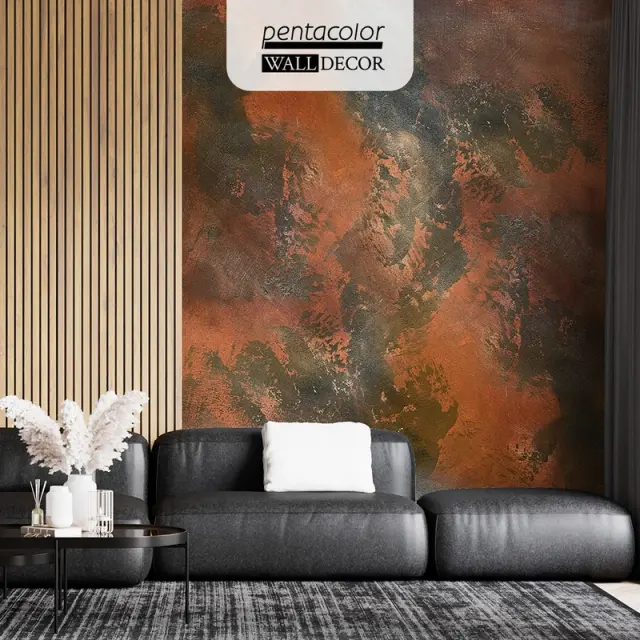 Wall Lasur μεταλλικό Pentart, Μπρονζέ, 150ml 2