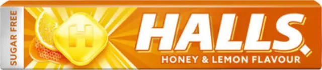 Halls Καραμέλα Μέλι - Λεμόνι Χωρίς Ζάχαρη 32gr 1 τμχ