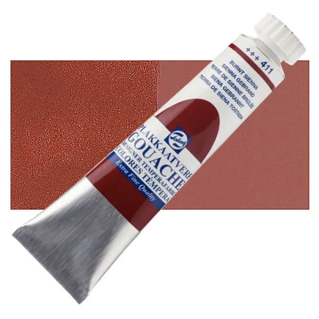 Τέμπερα Talens Gouache - 411 Burnt Sienna - 20ml