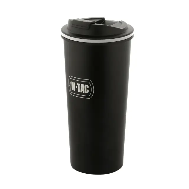 M-Tac Insulated Mug 450 ml- Κούπα με μόνωση - 01-Black-Μαύρο