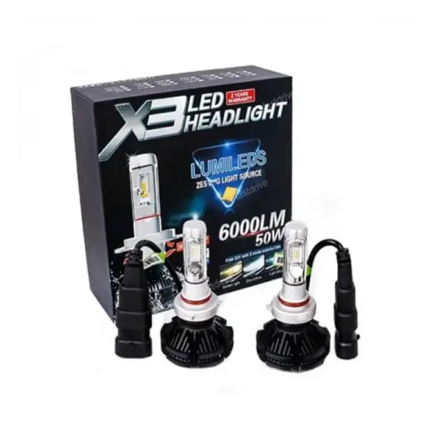 X3 LED Λάμπες Αυτοκινήτου H11 6000LM 50W- X3 LED HEADLIGHT 4300015