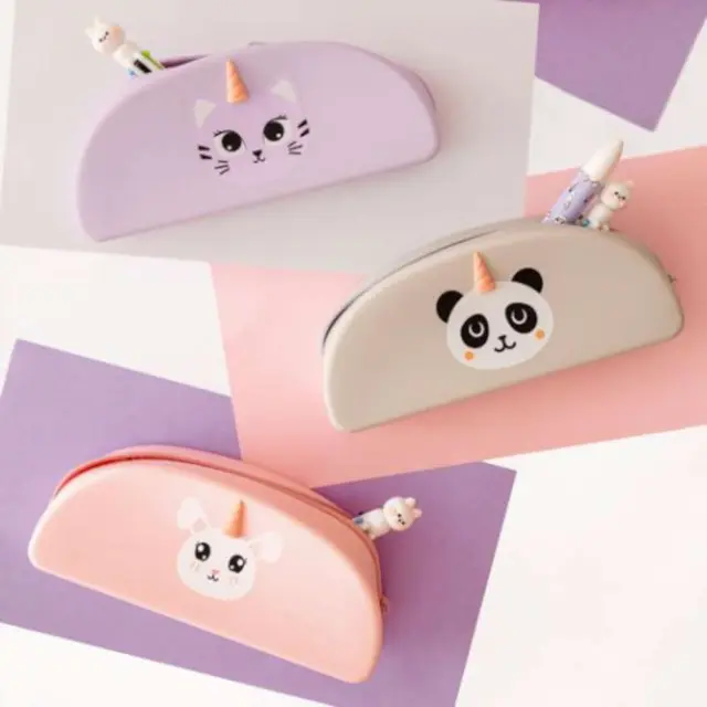 MIQUELRIUS ΚΑΣΕΤΙΝΑ ΘΗΚΗ ΣΙΛΙΚΟΝΗΣ 19.5x8x4.2cm BACK2FUN PUPPIES PANDA