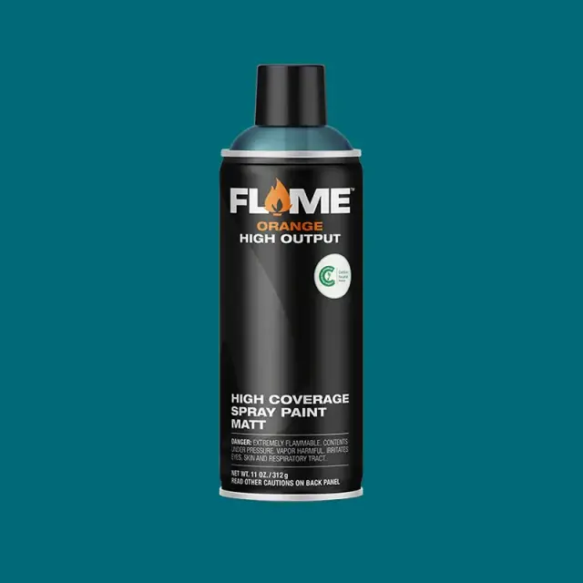Flame Orange Spray Paint 400ml FO-618 Aqua