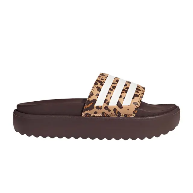 adidas Sportswear Women's Adilette Platform Slides Καφέ JR9234 (adidas Sportswear)