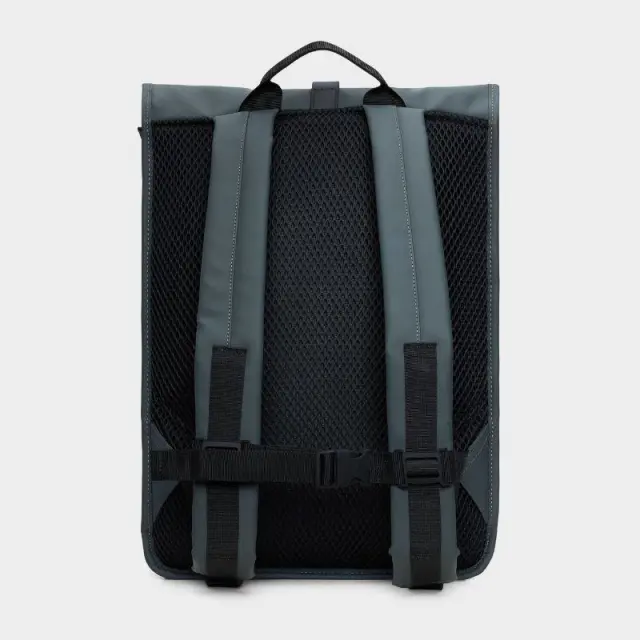 Σακίδιο Πλάτης Rains Rolltop Rucksack W3 13320-Dark Grey Γκρι Σκούρο - ONESIZE 3