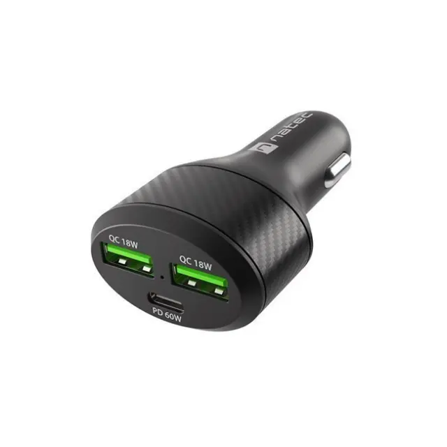 Natec Φορτιστής Κινητού Αυτοκινήτου Coney 84W QC 3.0 (NUC-1981)