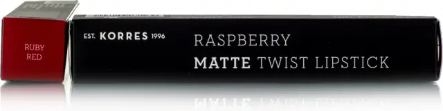 KORRES RASPBERRY MATTE TWIST ΚΡΑΓΙΟΝ RUBY RED 3