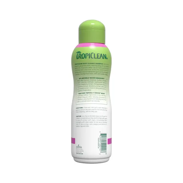 Tropiclean Deep Cleanse Σαμπουάν Σκύλου & Γάτας 355ml Μονόχρωμο 2