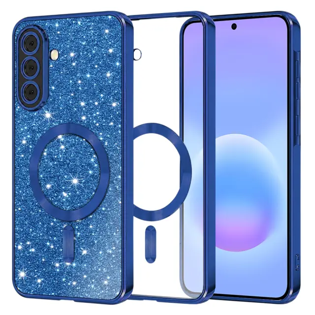 Techsuit® Luxury Glitter MagSafe για Galaxy A57 5G- Deep Blue