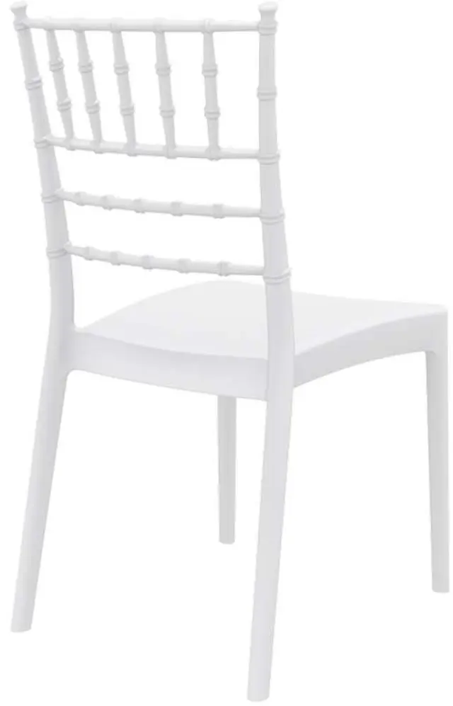 Καρέκλα Στοιβαζόμενη JOSEPHINE Λευκό PP 45x55x92cm 2
