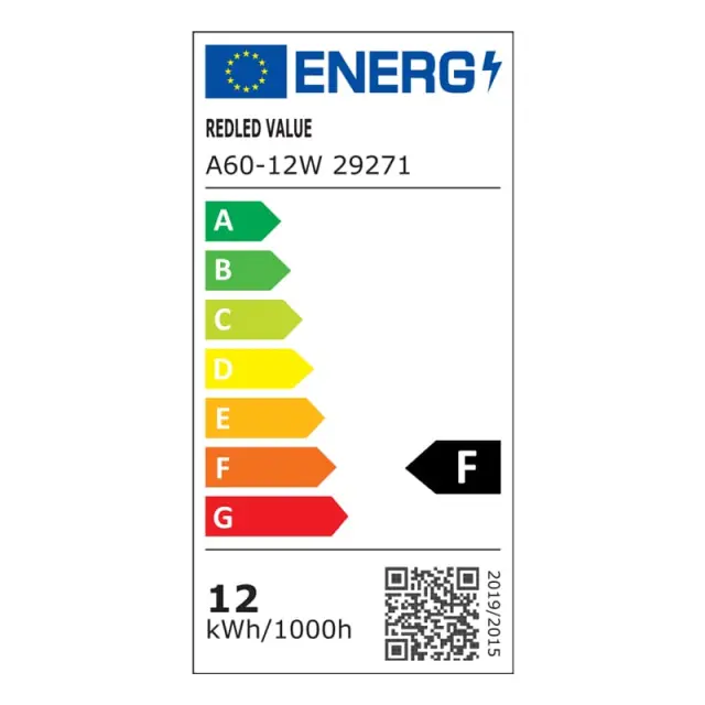 ΛΑΜΠΑ LED A60 12W VALUE E27 3000Κ 2.0 2