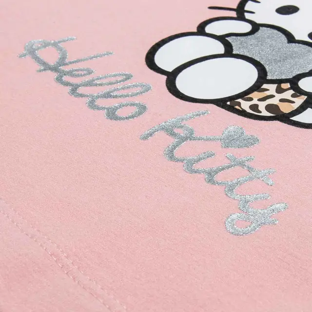 Μπλούζα Hello Kitty με μεταλλιζέ λεπτομέρειες 3