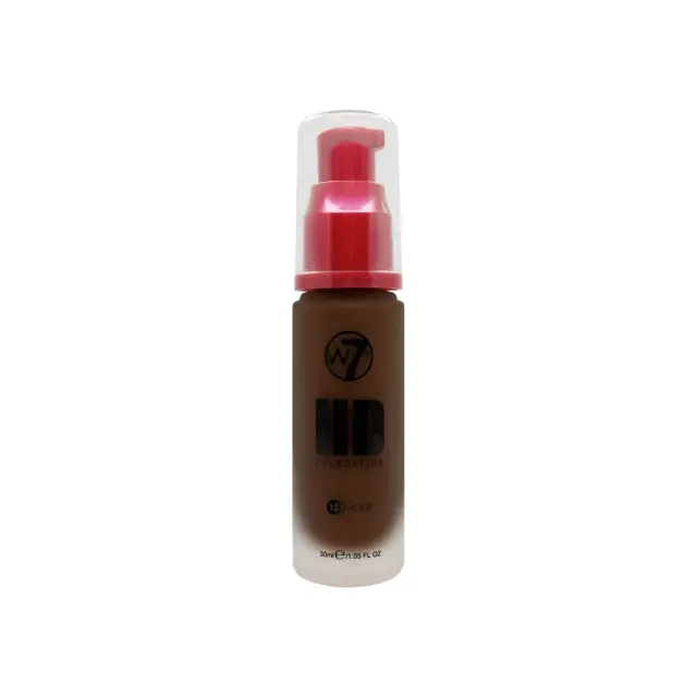 W7 Cosmetics HD Foundation Cocoa Υγρό Make-up Προσώπου, 30ml