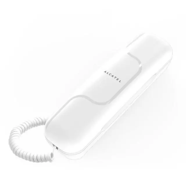 Σταθερό Ψηφιακό Τηλέφωνο Alcatel T06 με Επανάκληση και Ρύθμιση Έντασης Λευκό