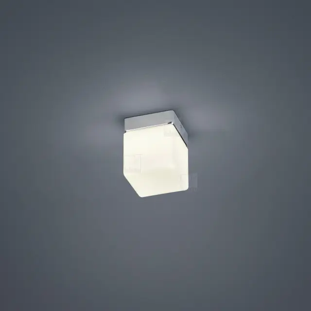 Φωτιστικό Οροφής Μπάνιου KETO LED Χρωμέ 6W 2900K IP44 Χρώμιο