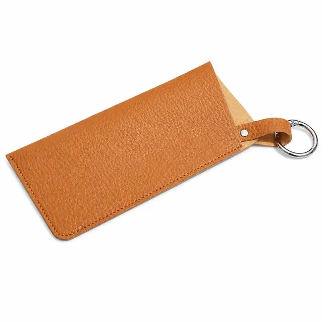 Techsuit - Glasses Case (ETN6) - PU, 17.5 x 8.5cm - Πορτοκαλί