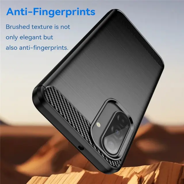 Techsuit® Carbon Θήκη για Samsung Galaxy A17/A18-Black 2