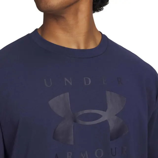 Under Armour Men's Heavyweight Oversized Branded Shortsleeve T-Shirt Μπλε Σκούρο 1389146-403 (Under Armour) 3