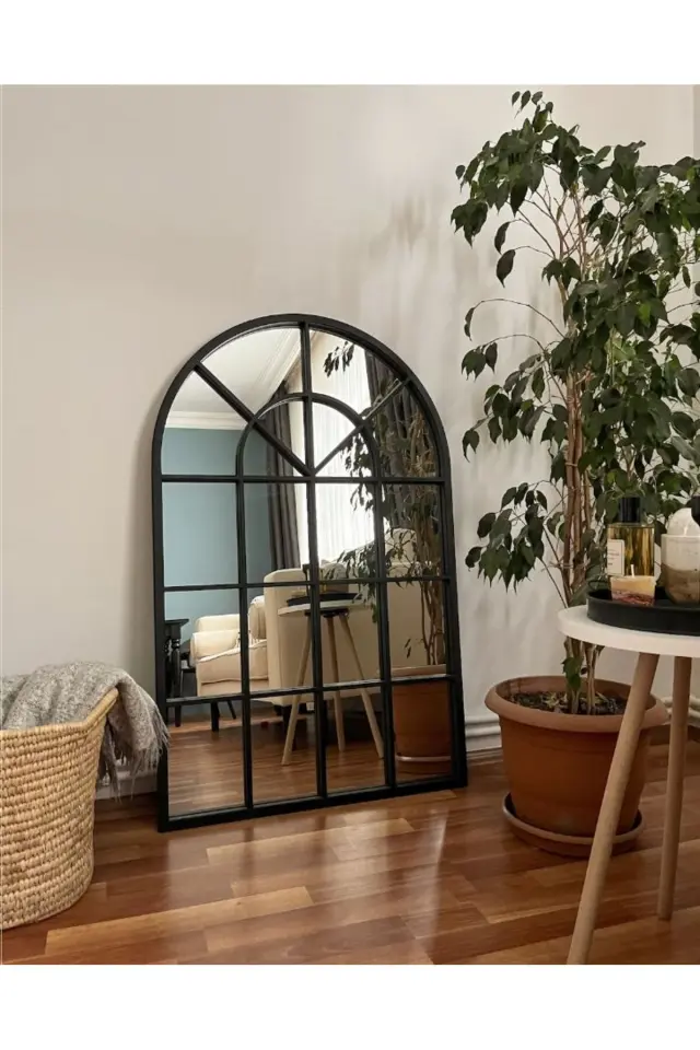 Stewehome Καθρέφτης τοίχου οβάλ από mdf 103x70 cm